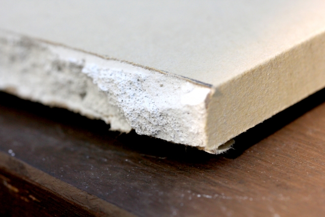 石膏ボードの断面