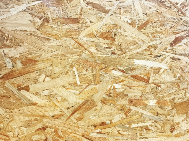 木材、木くずの山