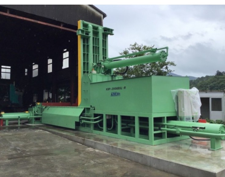 三方締油圧プレス機 キムラ製　