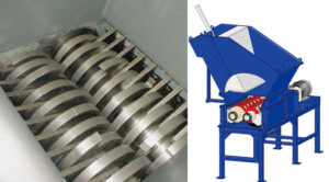 せん断式２軸破砕機DUAL SHEARの外観